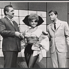 Jeff De Benning, Maureen Arthur and Ronnie Welsh in the stage production How to Succeed in Business Without Really Trying