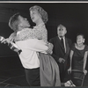 Albert Salmi, Patricia Smith, Leon Ames and Peggy Conklin in rehearsal for the stage production Howie
