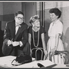 John Gerstad, Peggy Conklin and Phoebe Ephron in rehearsal for the stage production Howie