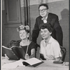 John Gerstad, Peggy Conklin and Phoebe Ephron in rehearsal for the stage production Howie