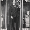 Gene Saks and John Fiedler in the stage production Howie