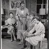 Peggy Conklin, Leon Ames, Albert Salmi and Patricia Smith in the stage production Howie