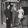 Gene Saks, Albert Salmi and Patricia Bosworth in the stage production Howie