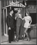 Gene Saks, Albert Salmi and Patricia Bosworth in the stage production Howie