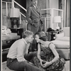 Albert Salmi, Leon Ames and Patricia Smith in the stage production Howie