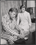 Albert Salmi and Patricia Smith in the stage production Howie