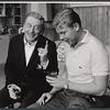 Leon Ames and Albert Salmi in the stage production Howie