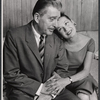 Leon Ames and Peggy Conklin in the stage production Howie