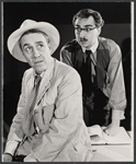 Jason Robards and Jack Dodson in publicity photo for the stage production Hughie
