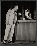 Jason Robards and Jack Dodson in the stage production Hughie 