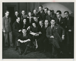 Group Theatre Company Art Smith, Walter Fried, Sanford Meisner, Ruth Nelson, Lee J. Cobb, Michael Gordon, Leif Erikson, Roman Bohnen, Morris Carnovsky, Kermit Bloomgarden, Luther Adler, Phoebe Brand, Harold Clurman, Irwin Shaw, Eleanor Lynn, Frances Farmer, Robert Lewis and Elia Kazan