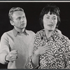Alvin Epstein and Viveca Lindfors in rehearsal for the stage production The Golden Six