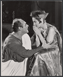 Paul Mann and Viveca Lindfors in the stage production The Golden Six