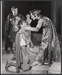 Thayer David, Alvin Epstein and Viveca Lindfors in the stage prodcution The Golden Six