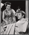 Viveca Lindfors and Alvin Epstein in the stage prodcution The Golden Six