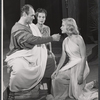 Paul Mann, Viveca Lindfors, and Alva Petrides in the stage production The Golden Six