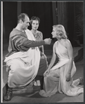 Paul Mann, Viveca Lindfors, and Alva Petrides in the stage production The Golden Six