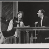 Ruth Gordon and Jules Munshin in the stage production The Good Soup