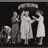 George S. Irving, Ernest Truex, Diane Cilento and Mildred Natwick in the stage production The Good Soup