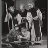 Gene Saks, Logan Ramsey, George Ebeling, Uta Hagen and unidentified in the 1956 Off-Boadway production of The Good Woman of Setzuan