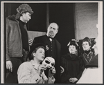 Uta Hagen, Albert Salmi, Zero Mostel, Jane Hoffman and Nancy Marchand in the 1956 Off-Boadway production of The Good Woman of Setzuan