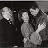 Zero Mostel, Uta Hagen and Albert Salmi in the 1956 Off-Boadway production of The Good Woman of Setzuan