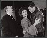 Zero Mostel, Uta Hagen and Albert Salmi in the 1956 Off-Boadway production of The Good Woman of Setzuan