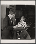 Sydney Chaplin and Lauren Bacall in rehearsal for the stage production Goodbye, Charlie