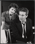 Cara Williams and Sydney Chaplin in rehearsal for the stage production Goodbye, Charlie