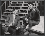 Milton Berle and director/playwright Herb Gardner in rehearsal for the stage production The Goodbye People