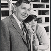 Milton Berle and Brenda Vaccaro in rehearsal for the stage production The Goodbye People