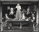 Cynthia Darlow, Char Fontane, Peggy Lee Brennan, Lorelle Brina and unidentified others in the tour of the stage production Grease