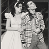 Paul Regina and unidentified in the tour of stage production Grease