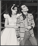 Paul Regina and unidentified in the tour of stage production Grease