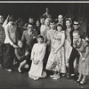 Peggy Lee Brennan, Jimmie F. Skaggs, Vincent Otero, Cynthia Darlow, David Paymer, Shirl Bernheim [front] and unidentified others in the tour of stage production Grease
