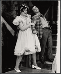 Joene Lewis and unidentified in the stage production Grease