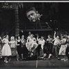 Steve Yudson [at top], Mary Garripoli [center left], Peter Gallagher [center right], Imogene Bliss, Ann-Ngaire Martin, Linda Lyons, Nita Novy, Buddy Powell, Duffi, Dan Woodard, Michael Riney, James Remar, Bernardo Hiller, Patricia Douglas and Stephen M. Groff in the stage production Grease