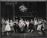 Steve Yudson [at top], Mary Garripoli [center left], Peter Gallagher [center right], Imogene Bliss, Ann-Ngaire Martin, Linda Lyons, Nita Novy, Buddy Powell, Duffi, Dan Woodard, Michael Riney, James Remar, Bernardo Hiller, Patricia Douglas and Stephen M. Groff in the stage production Grease