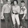 Dan Woodard, Nita Novy and Michael Riney in the stage production Grease