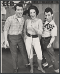 Dan Woodard, Nita Novy and Michael Riney in the stage production Grease