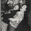 Patricia Douglas and Dan Woodard in the stage production Grease