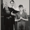 William Chapman, Ellen McCown and director George Roy Hill in rehearsal for the stage production Greenwillow