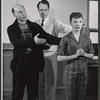 Lee Cass, director George Roy Hill, and Ellen McCown in rehearsal for the stage production Greenwillow