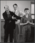 William Chapman, director George Roy Hill and Ellen McCown in rehearsal for the stage production Greenwillow