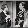 Alec McCowen [right] and unidentified in the stage production Hadrian VII