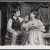 Sydney Sturgess [right] and unidentified in the stage production Hadrian VII