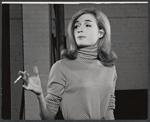 Carrie Nye in rehearsal for the stage production Half a Sixpence
