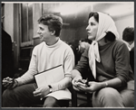 Tommy Steele and choreographer Onna White? in rehearsal for the stage production Half a Sixpence