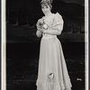 Polly James in the stage production Half a Sixpence