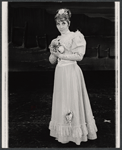 Polly James in the stage production Half a Sixpence